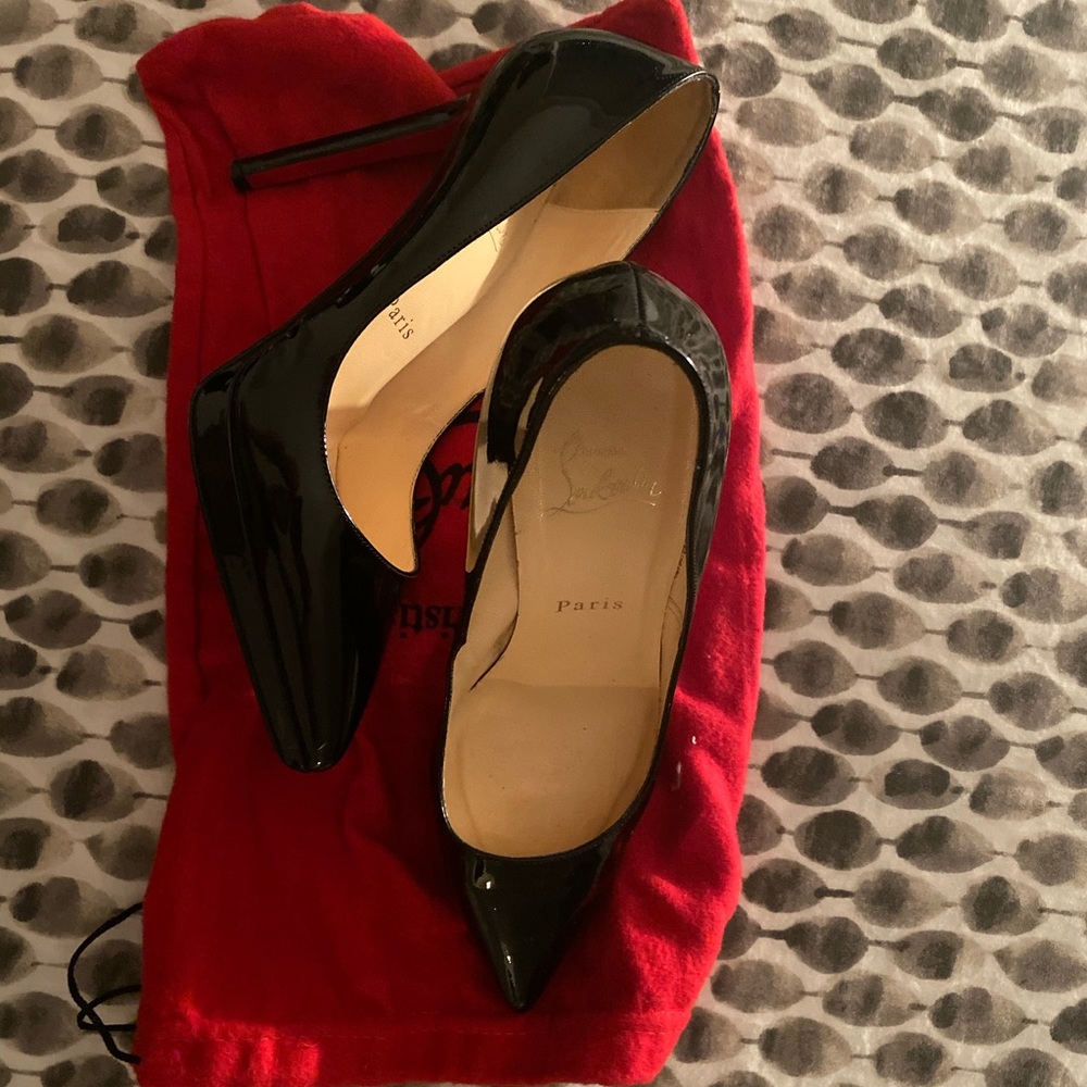 Black Christian Louboutin Pigalle Plato Size 37